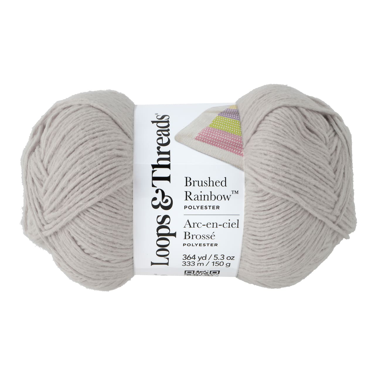 15 Pack: Brushed Rainbow™ Yarn by Loops & Threads®